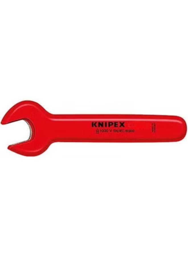 KNIPEX 1000V Insulated Open-End Wrench 19mm - Model 98 00 19