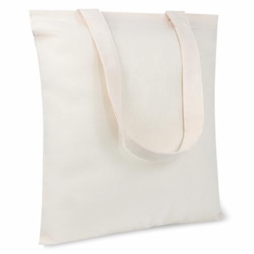 TOPDesign 30Pack Economical 118x13 Cotton Tote Bags Lightweight Small Reusable Grocery Shopping Cloth Bags Suitable for DIY Advertising Promotion Gift Activity - Image 1