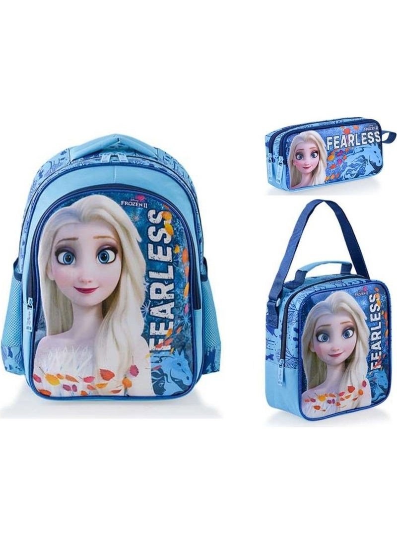 Disney FROZEN Licensed Primary School Bag Set 3 Pieces Due Fearless  - Image 1