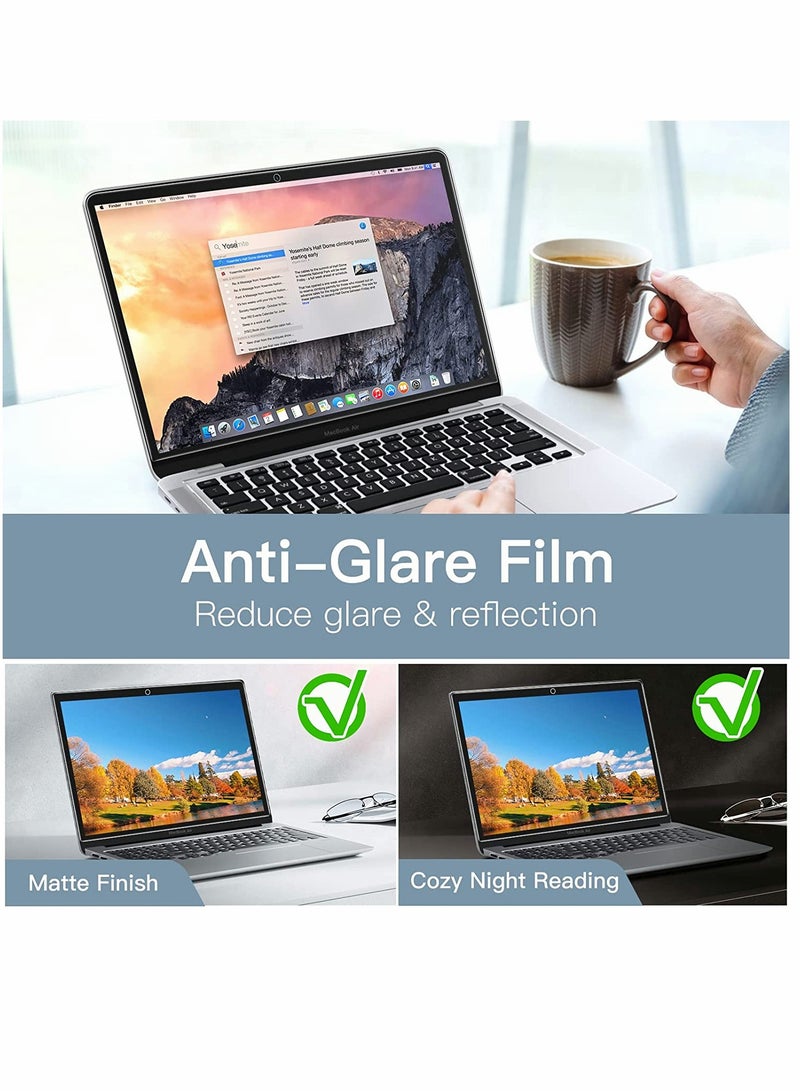 KASTWAVE Screen Protector for MacBook Pro 13 Inch (2016 2022 M1 M2)  MacBook Air 13 Inch (2018 2020 M1) Anti Glare Film Matte Anti Fingerprint 4 Pack - Image 2