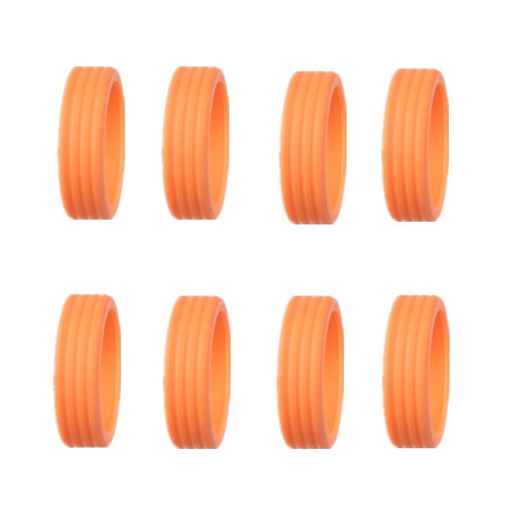 Luggage Wheel Rubber Cover Silent Travel Casters Replacement Universal Accessories Orange 8 suit