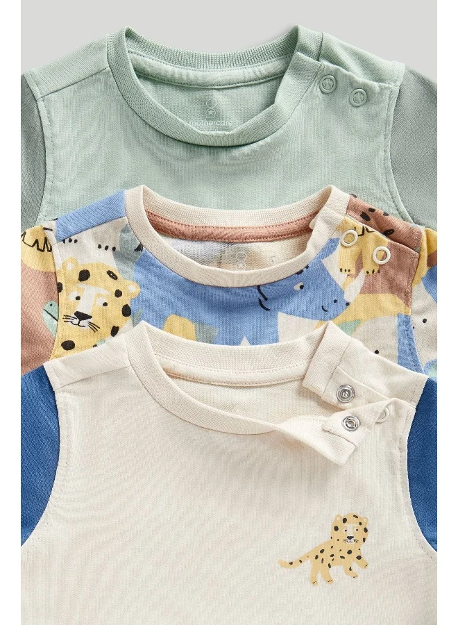 mothercare Jungle T-Shirts - 3 Pack