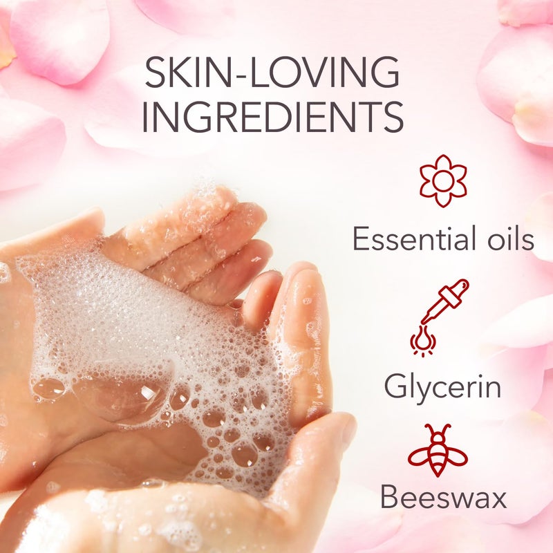 Maja, Classic Soap Perfumed Soap Round and Luxurious Round Soap to Clean and Moisturize your skin Leaves Skin Beautifully Scented and Soft 3Pack of 3.5 Oz Bar Soaps, Rose, 3 Count, (Pack of 3) - Image 4