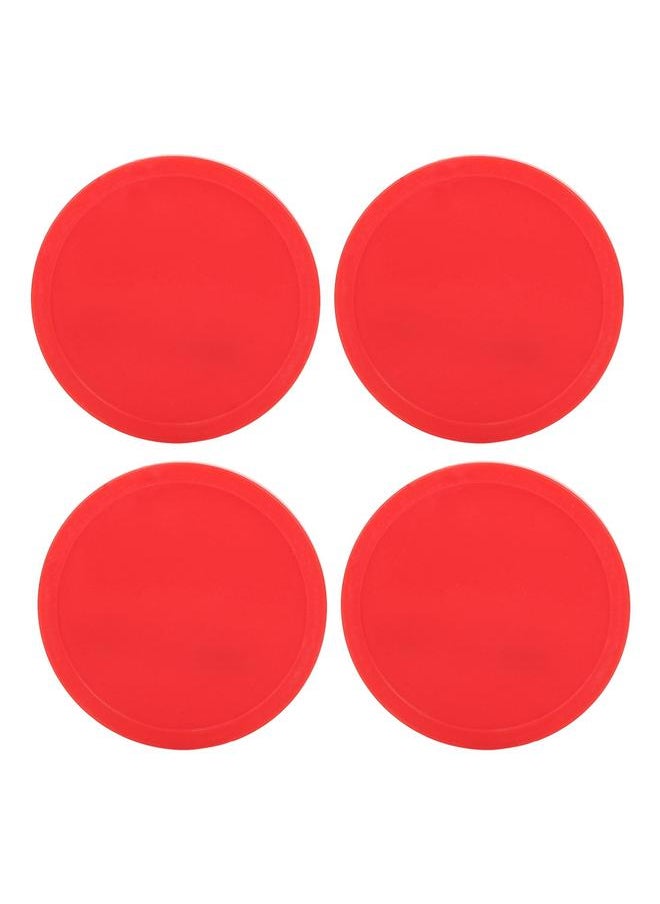 Thoraya - 4 Pcs Plastic Air Ice Hockey Pucks Piece Replaceable for Tables Game Equipment(M) - Image 1