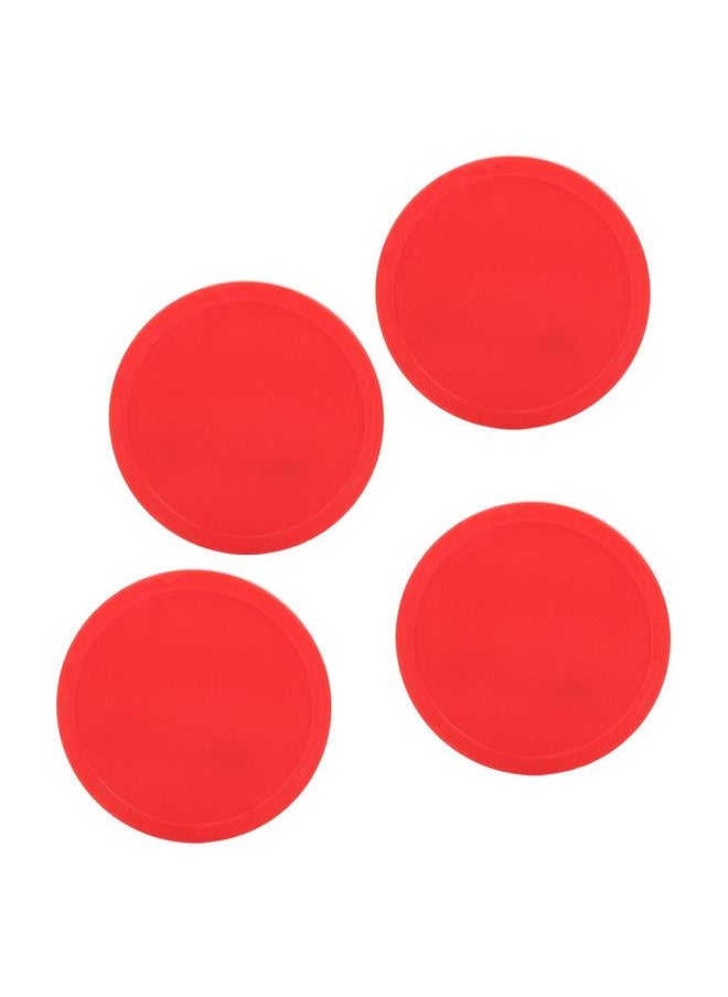 Thoraya - 4 Pcs Plastic Air Ice Hockey Pucks Piece Replaceable for Tables Game Equipment(M) - Image 1