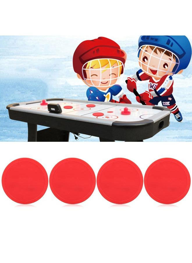 Thoraya - 4 Pcs Plastic Air Ice Hockey Pucks Piece Replaceable for Tables Game Equipment(M) - Image 1
