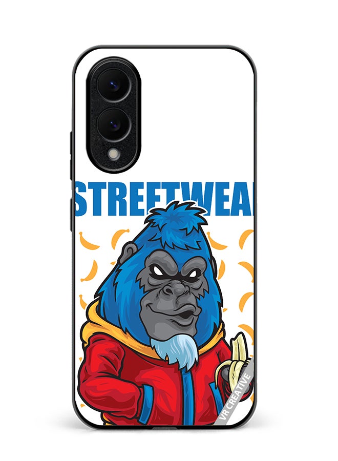 VR CREATIVE Protective Case Cover For Samsung Galaxy S25 Edge Gorilla Streetwear Design Multicolour
