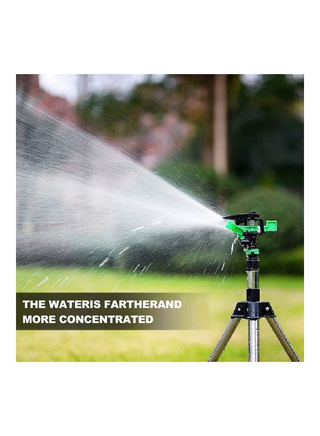 NIBEMINENT Garden Lawn Sprinkler Silver/Black/Green - Image 2