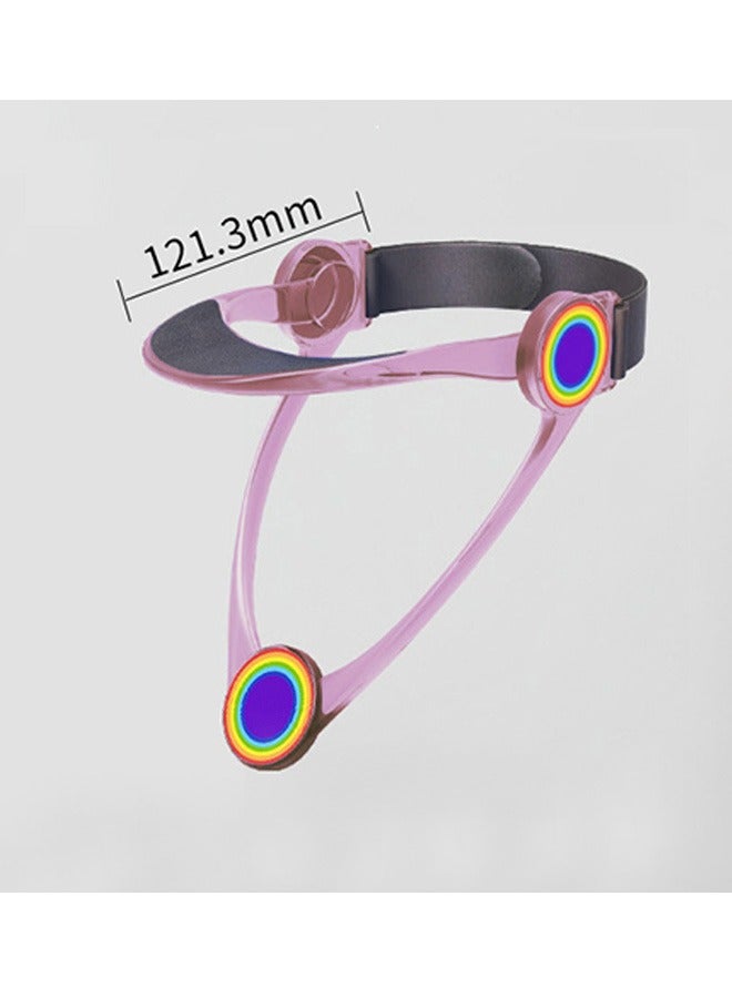 Neck Brace for Kids, 360 Degree Adjustable Soft Silicone Neck Support, Cervical Collar with Neck Stretcher (Pink) - Image 2