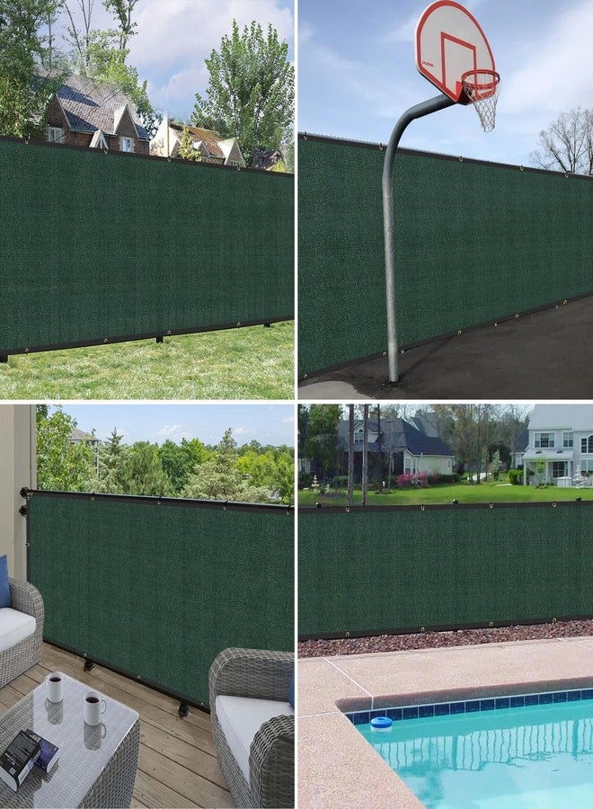 Windscreen4less 4' x 50' Privacy Fence Screen Heavy Duty Windscreen Fencing Cover Windblock Mesh Fabric Shade Cloth with Brass Grommtes for Garden Yard Pool Deck Carport Construction, Green - Image 3