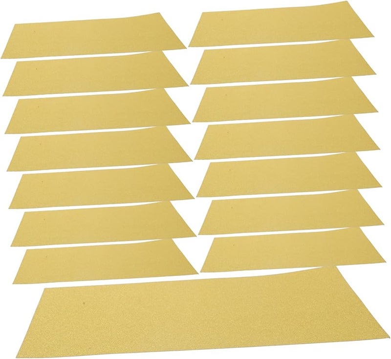 ورق مقوى ذهبي لامع 20 ورقة لوح ورقي لاصق للحرف اليدوية DIY وديكورات الحفلات - Image 1