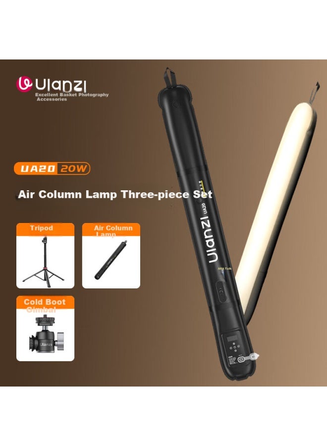 Ulanzi Ulanzi Ua20 20W Air Column Light Three-Piece Set Dual Color Temperature Fill Light Inflatable Stick Light Air Column Light Photography Outdoor Light Magnetic Adsorption Mobile Special Handheld Atmosph - Image 1
