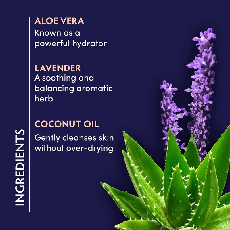 Naturopathica Aloe Vera Cleansing Gel, Facial Cleanser with Aloe Vera and Lavender, Clarifying Face Wash for Men and Women, Travel Size Face Wash, 2 fl oz - Image 3