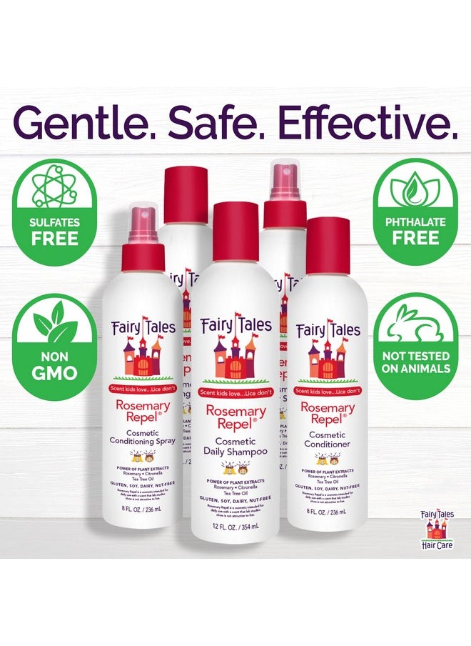 Fairy Tales - Rosemary Repel Shampoo 12Oz Conditioner 8Oz & Conditioning Spray 8Oz Trio Set - Image 1