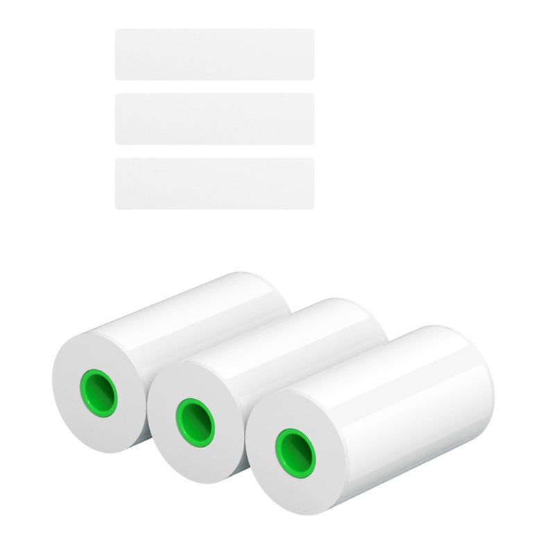 PeriPage Thermal Sticker Label Paper: 3 Rolls 52*15mm 170 Stickers - Waterproof Oil-Proof Anti-Friction Thermal Label Paper for PeriPage A6/A9/A9s/A9 Pro/A9 Max/A9s Max Mini BT Thermal Printer Label Maker - Image 2