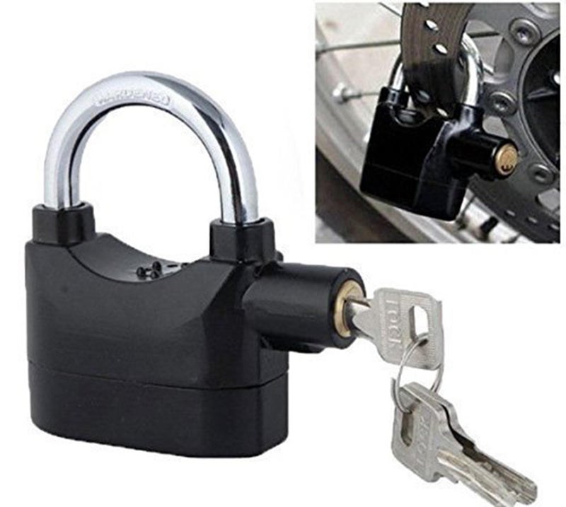 RONTENO 110db Steel Polished Finish Anti Theft Sensor Alarm Lock (Black) - Image 4