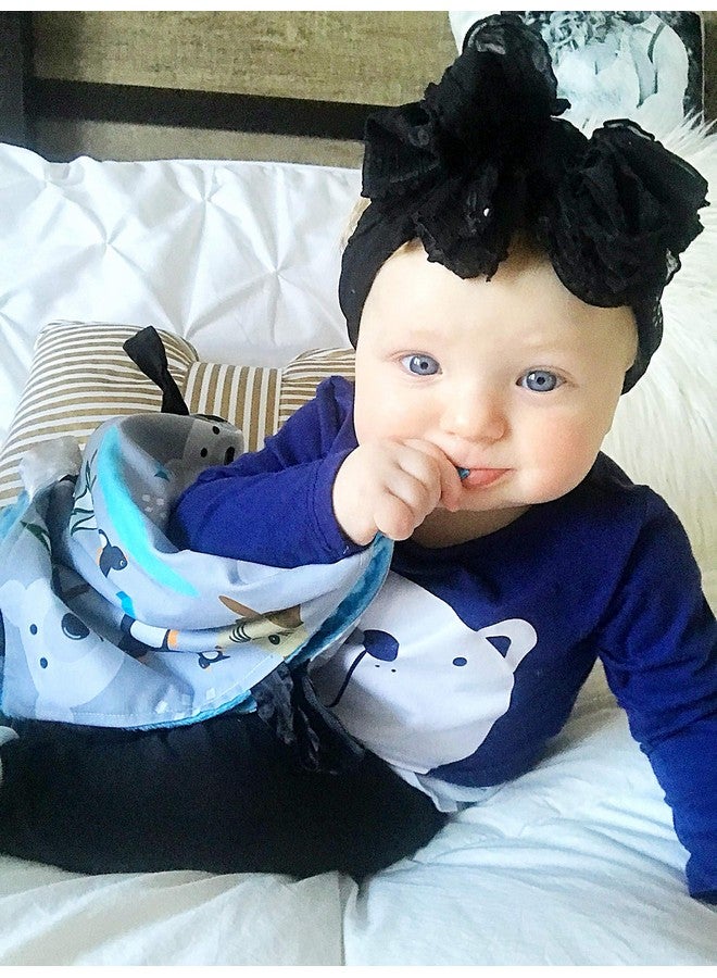 The Learning Lovey Baby Jack & Co 8X8” Polar Lovey Tag Toys For Babies Baby Crinkle Toys Crinkle Toys For Baby Soft & Safe Learn Shapes & Colors Ideal Baby Toy Bpa Free Wstroller Clip - Image 4