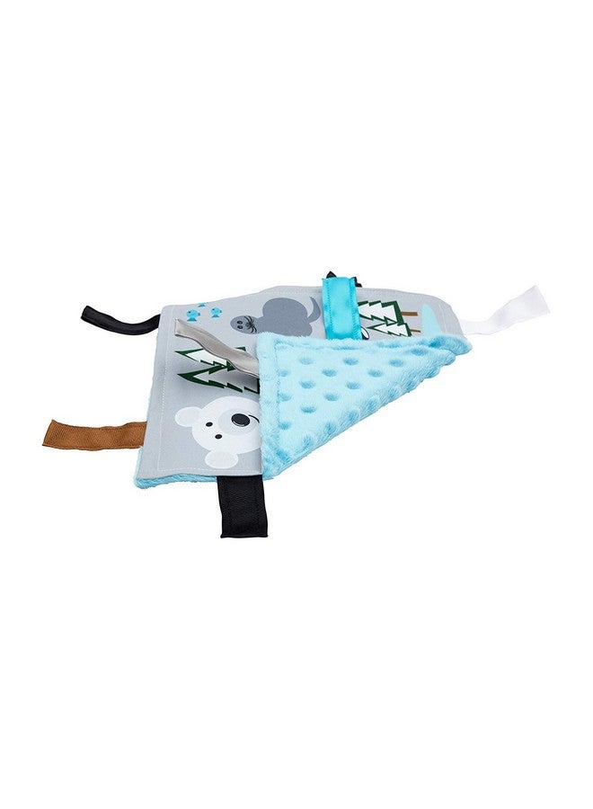 The Learning Lovey Baby Jack & Co 8X8” Polar Lovey Tag Toys For Babies Baby Crinkle Toys Crinkle Toys For Baby Soft & Safe Learn Shapes & Colors Ideal Baby Toy Bpa Free Wstroller Clip - Image 3