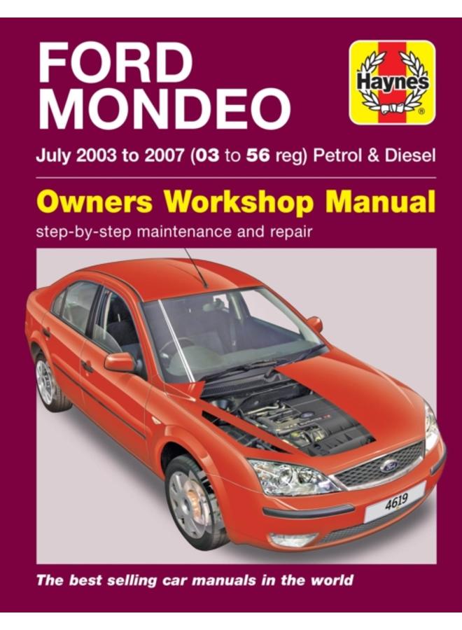 Ford Mondeo Petrol & Diesel (July 03 - 07) Haynes Repair Manual