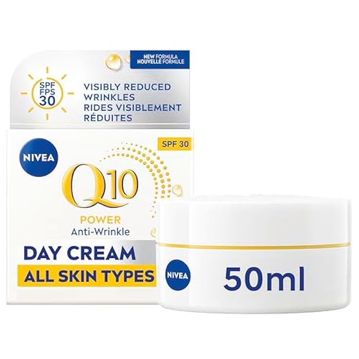 NIVEA Q10 Plus ANTI-WRINKLE with SPF 30 Day Care Cream 50 ml size (1.69 oz) - Image 1
