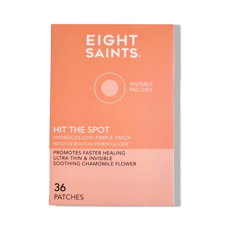 Eight Saints Hit the Spot Acne Pimple Patches For Face Fast Zit and Blemish Reduction Patch Ultra Thin Hydrocolloid Patches 36 Count