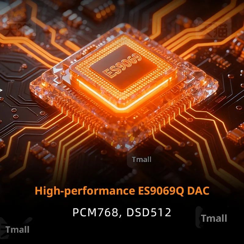 Shanling UA7 HiFi Decoding Headphone Amplifier 4.4mm Balanced High-End Portable Audio Dac, Red - Image 3