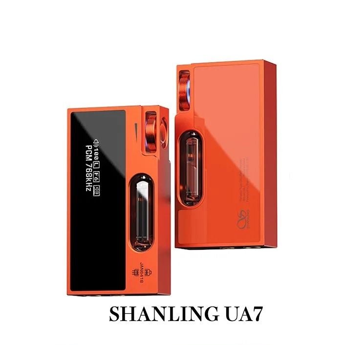 Shanling UA7 HiFi Decoding Headphone Amplifier 4.4mm Balanced High-End Portable Audio Dac, Red - Image 1