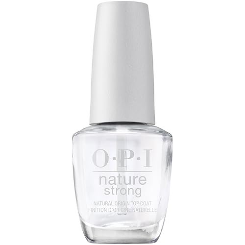OPI Nature Strong Top Coat | Natural Origin, Vegan Nail Polish Top Coat | Protects Nails & High Gloss Shine - Image 1