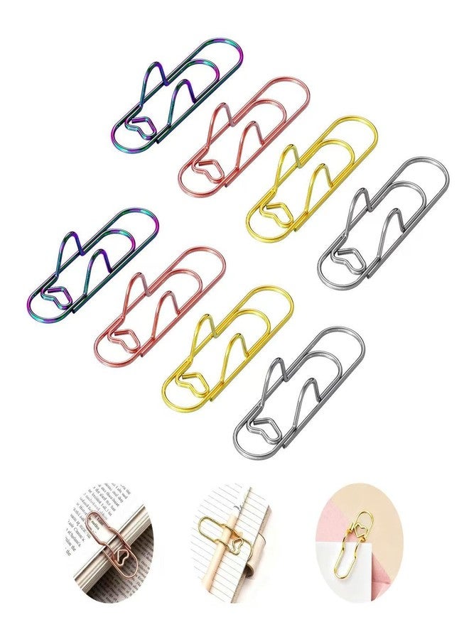 Kaileen Pen Holder Clip, Metal Pencil Holder Clips for Notebook - 8 Pcs Colorful Paper Clip Pen Holder Planner Accessories, 4 Color Available - Image 1