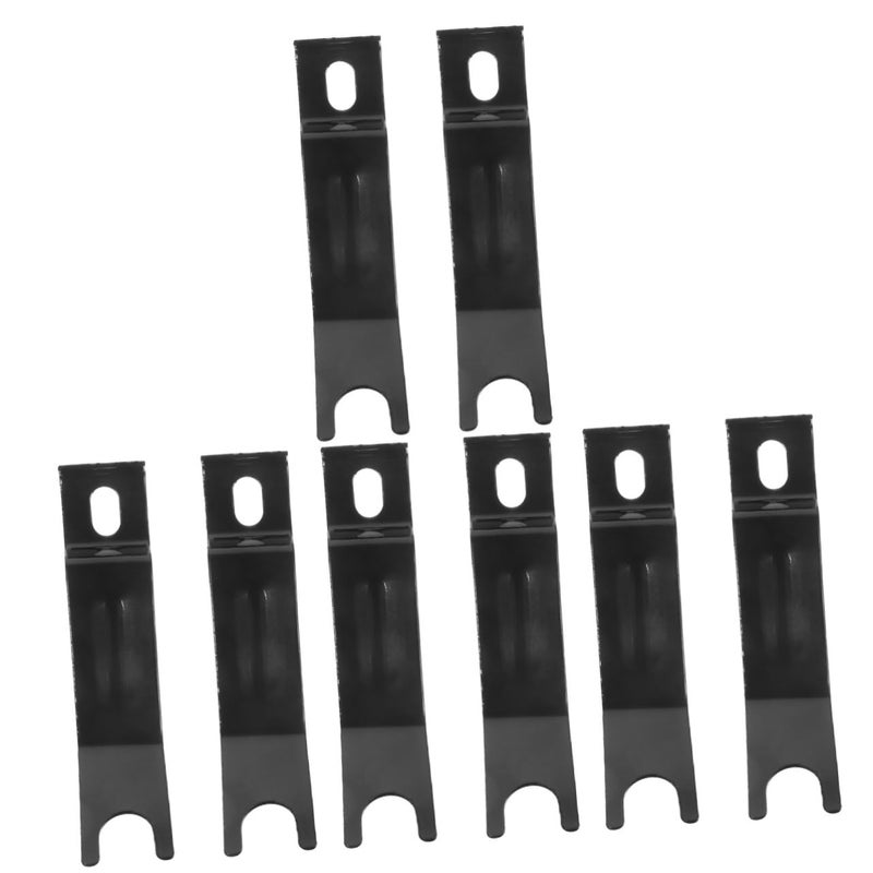 Bicycle Training Wheels Stabilizer Set Of 2 Black Iron Balance Auxiliary Wheel Extenders - Image 2