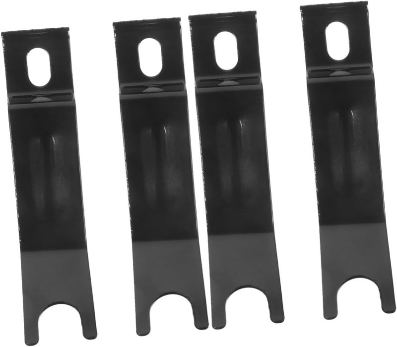 Bicycle Training Wheels Stabilizer Set Of 2 Black Iron Balance Auxiliary Wheel Extenders - Image 1