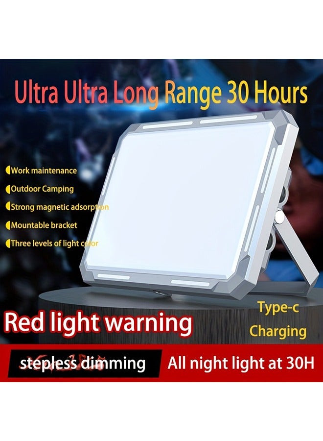 XiuWoo LED Camping Work Lantern, Multifunctional Camping Lights, Battery Powered 4000mAh, 7 Light Modes, IP44 Waterproof, Rechargeable Light with Magnet for Outdoor, Emergency, Fish, Hiking  - Image 2