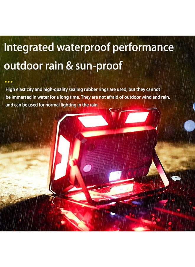 XiuWoo LED Camping Work Lantern, Multifunctional Camping Lights, Battery Powered 4000mAh, 7 Light Modes, IP44 Waterproof, Rechargeable Light with Magnet for Outdoor, Emergency, Fish, Hiking  - Image 3