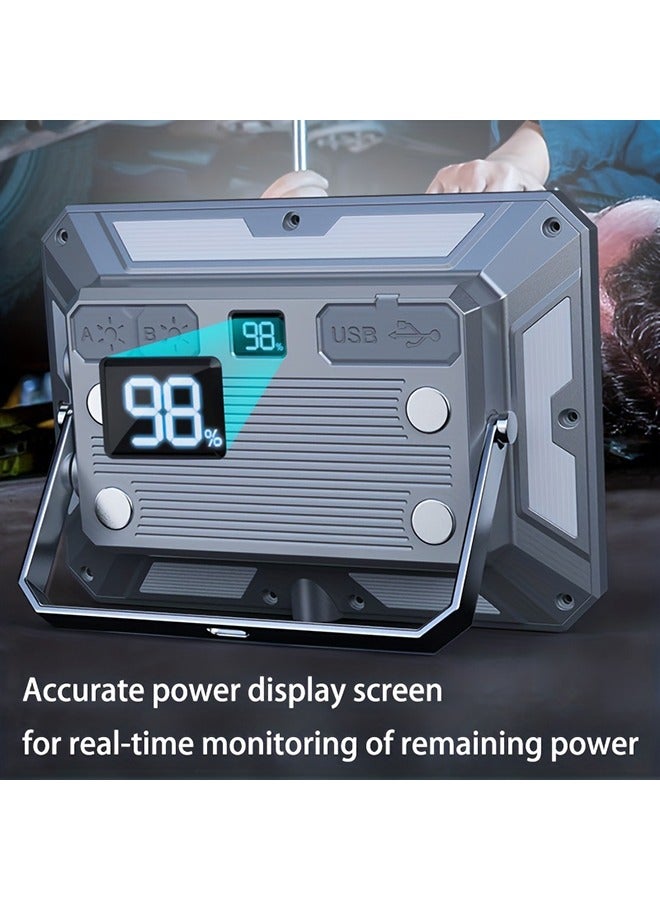 XiuWoo LED Camping Work Lantern, Multifunctional Camping Lights, Battery Powered 4000mAh, 7 Light Modes, IP44 Waterproof, Rechargeable Light with Magnet for Outdoor, Emergency, Fish, Hiking  - Image 5