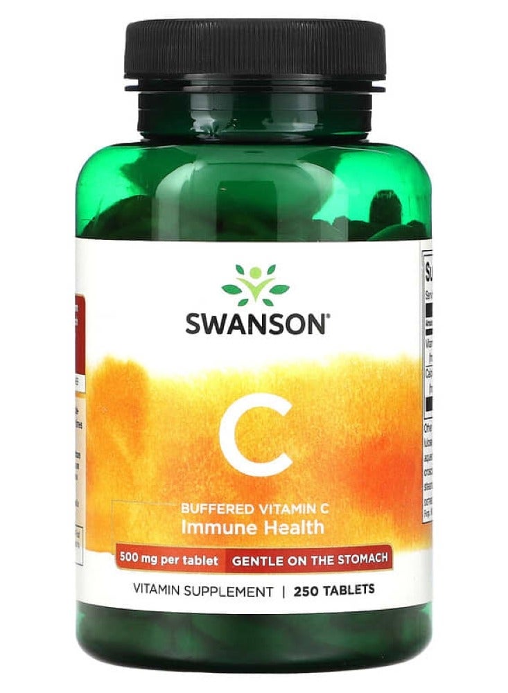 SWANSON Buffered Vitamin C 500 mg 250 Tabs
