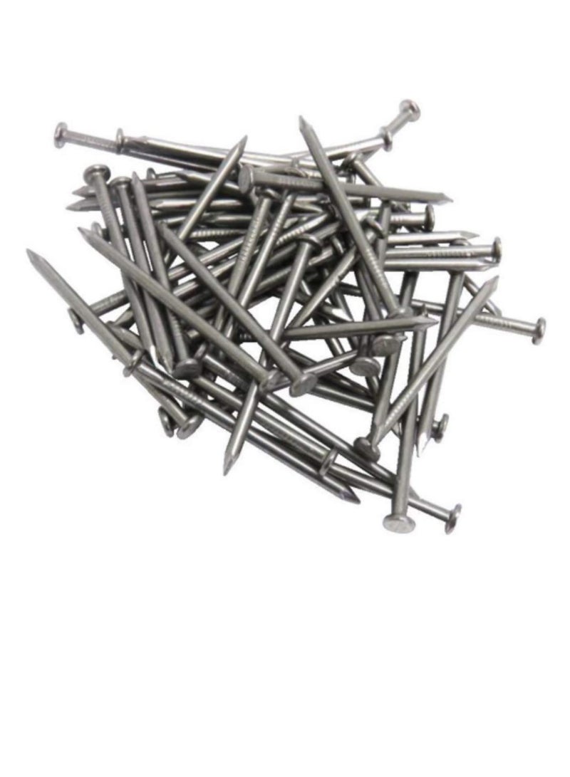 High Strength Round Head Nails For Carpentry Hardware Electrical Etc (50, 1 1/4 inch) - Image 2