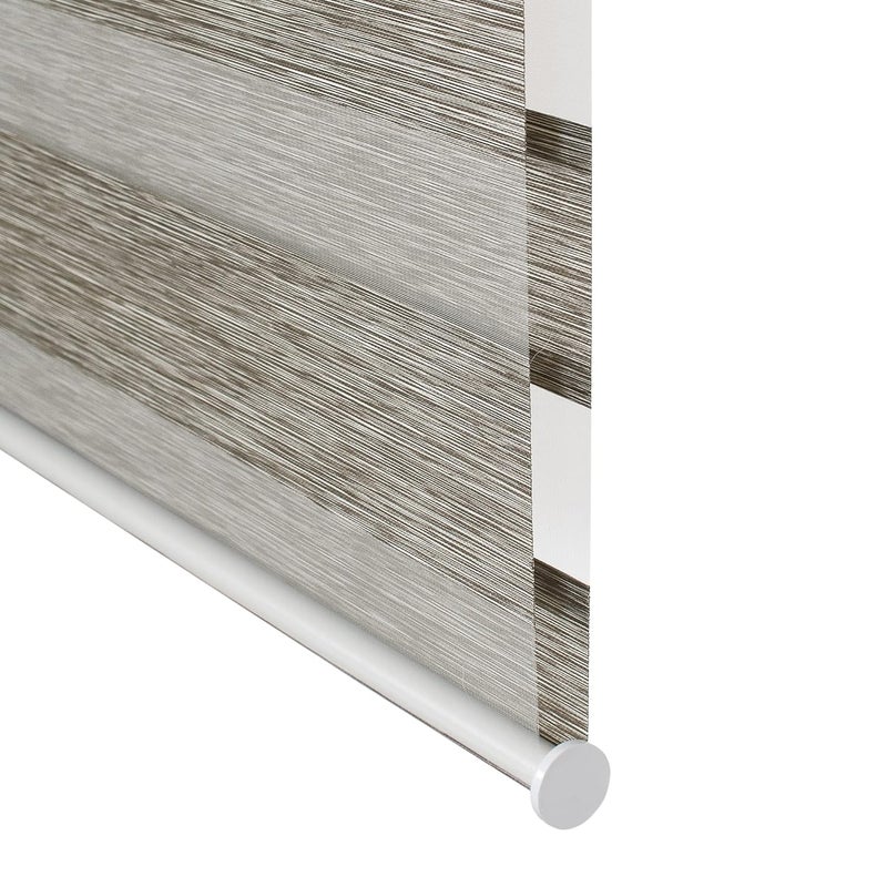 Deco Window Zebra Blinds for Windows 40 Inches W X 84 Inches H Brown Day and Night Blinds with Aluminium Cassette for Living Bed Room Office - Image 5