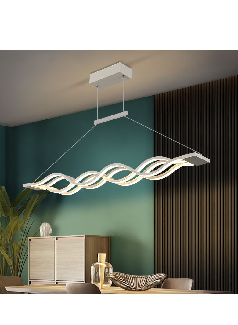 Haikomin LED Pendant Light Dimmable Modern Chandelier Lamp with Remote Creative Hanging Pendant Lighting Light Fixture for Kitchen Island Dining Room Bedroom38W - Image 1