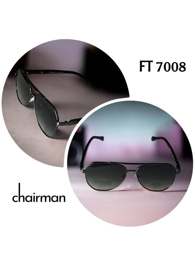 نظارة شمسية للجنسين من Chairman، موديل FT 7008 - Image 1