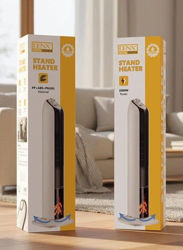 دينكس دفاية كهربائية واقفة من دينكس بتصميم ديكوري أنيق – تدفئة سريعة وآمنة مع توزيع حرارة متساوٍ - Image 5