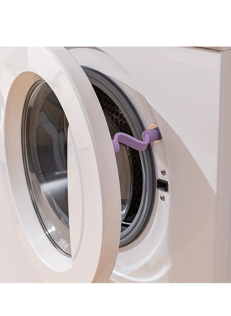 Generic - 1pc washing machine door support rack, front load washing machine door support rack, keep front load washing machine door open and dry to prevent odor, washing machine support rack, purple - Image 1