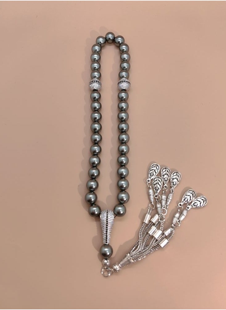 MAJOOD - Original Design/33 Crystal Pearls Prayer Beads /Tasbih/10mm - Image 1
