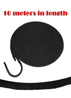 Bukela 2 Roll 10M Soft Cotton Rope, Natural Durable Long Cotton Rope for Crafts Wall Hangings Plant Hangers Knotting (Black)  - Image 5