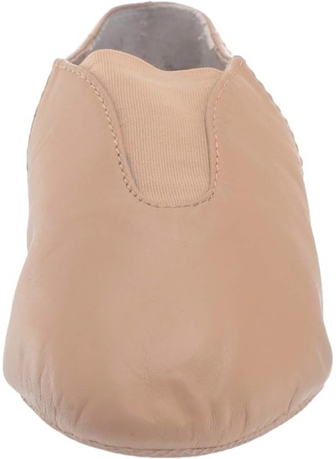 Bloch BLOCH Dance Jazz Women Shoe's Super Leather with Strong Elastic Slip On, High Durability, Neoprene Stretch Satin, Dancing Shoe Color: Tan Size: 6.5  - Image 5
