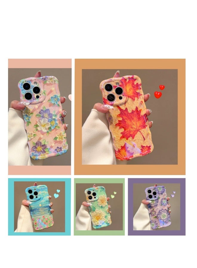 Beauenty The new twisted edge magnetic flower is suitable for iPhone16 series mobile phone case. - Image 1