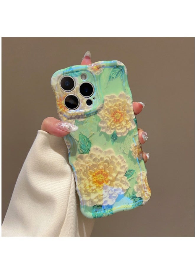 Beauenty The new twisted edge magnetic flower is suitable for iPhone16 series mobile phone case. - Image 2