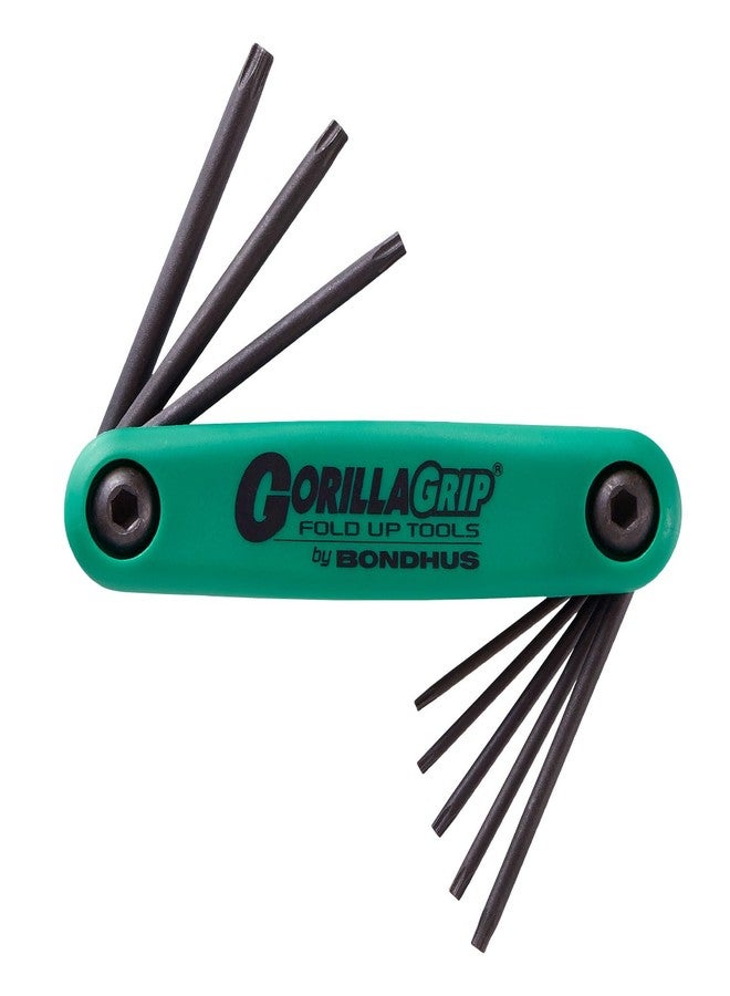 Bondhus 12632 GorillaGrip, Set of 8 Star Fold-up Keys, sizes T6-T25, multi, one size - Image 1