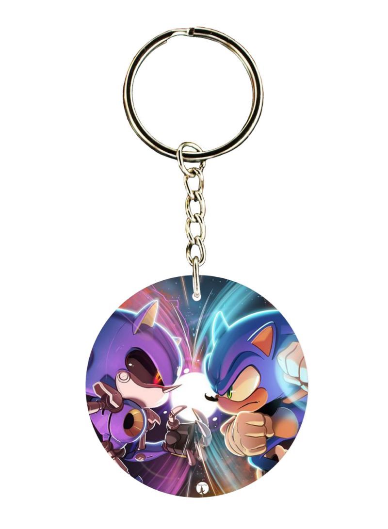 RKN Double Sided Sonic Printed Keychain