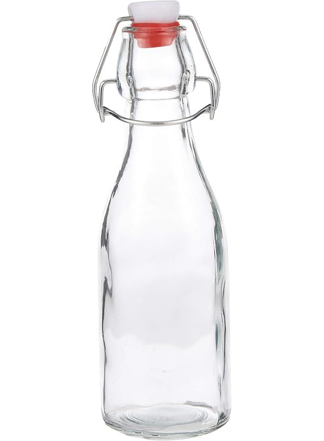 S-TOP Glass Bottle with Clip Top, 50034-3, 250 ml/5.5 x 20cm - Image 1