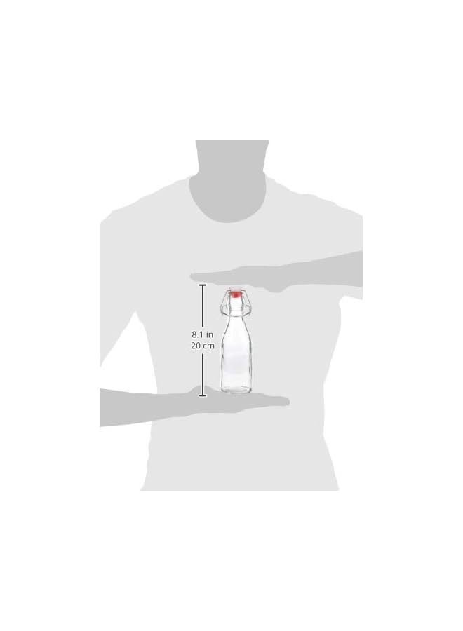 S-TOP Glass Bottle with Clip Top, 50034-3, 250 ml/5.5 x 20cm - Image 3